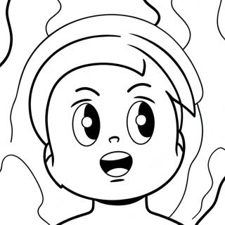 Danny Phantom Ghostly Transformation Coloring Page 22063-17894