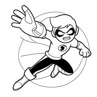 Danny Phantom Flying In Action Coloring Page 22064-17887