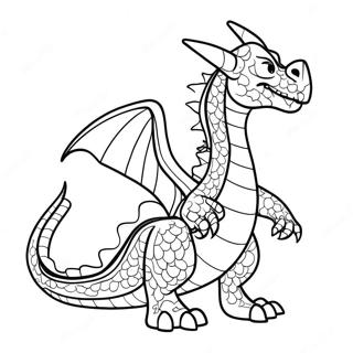 Cool Badass Dragon Coloring Page 22083-17903