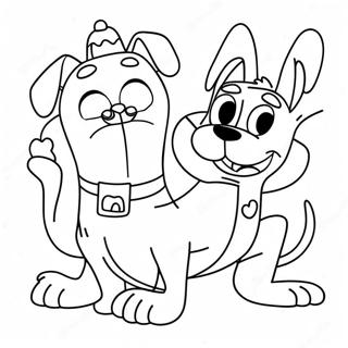 Catdog Coloring Pages