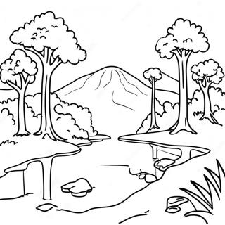 Beautiful Alabama Landscape Coloring Page 22124-17935