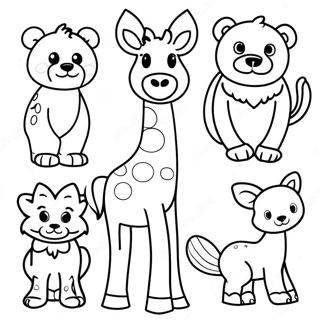 Hard Animals Coloring Pages