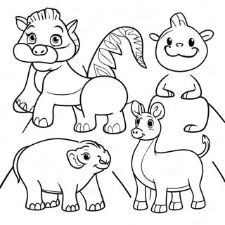 Hard Animals Coloring Page 22143-17947