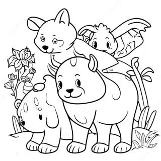 Hard Animals Coloring Page 22143-17948