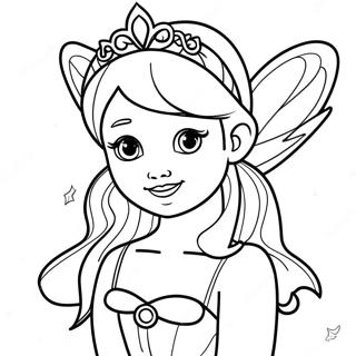 Fairy Princess Coloring Page 22173-17972