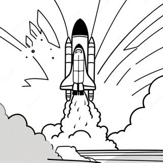 Space Shuttle Coloring Pages