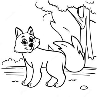 Fox And The Hound Coloring Page 22213-18006