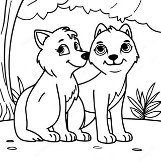 Fox And The Hound Coloring Page 22213-18007