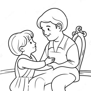 Heartwarming Forgiveness Scene Coloring Page 22224-18022