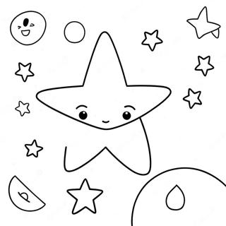 Sparkling Stars And Moons Coloring Page 22234-18026