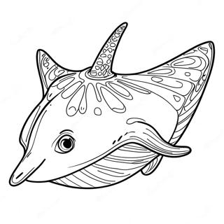 Stingray Coloring Page 22263-18052