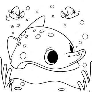 Stingray Coloring Pages