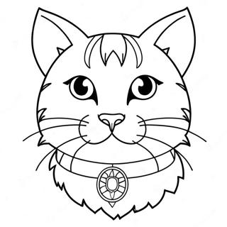 Realistic Warrior Cat Coloring Pages