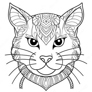 Realistic Warrior Cat Coloring Page 22283-18062