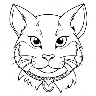 Realistic Warrior Cat Coloring Page 22283-18063