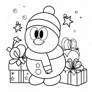 Christmas Among Us Character Coloring Page 22293-18072