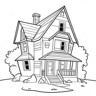 Monster House Coloring Pages