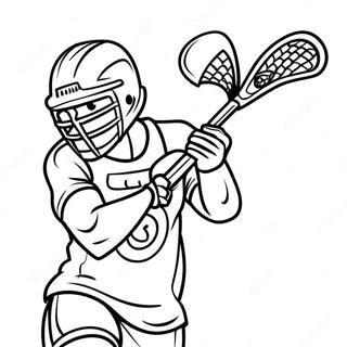 Lacrosse Coloring Pages