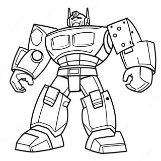 Optimus Prime Rescue Bots Coloring Page 22374-18135