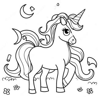 Kids Coloring Pages Featuring Magical Unicorns 22404-18164