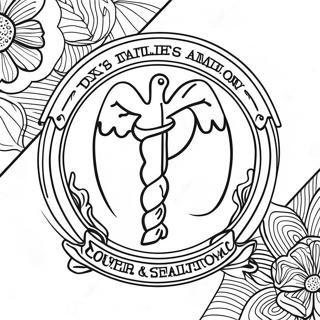 Grey S Anatomy Logo Coloring Page 22413-18166