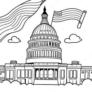 Patriotic Constitution Day Coloring Page 22424-18183