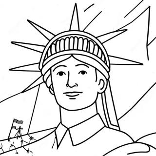 Patriotic Constitution Day Coloring Page 22424-18184