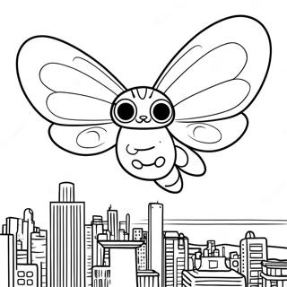 Mothra Coloring Pages