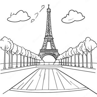 France Landmark Coloring Page 22493-18230