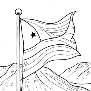 Palestine Flag Coloring Page 22503-18236