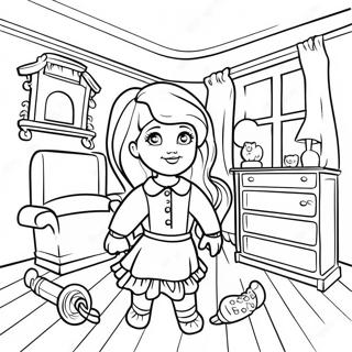 Gabbys Dollhouse Coloring Pages