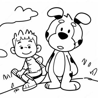 Calvin And Hobbes Coloring Pages