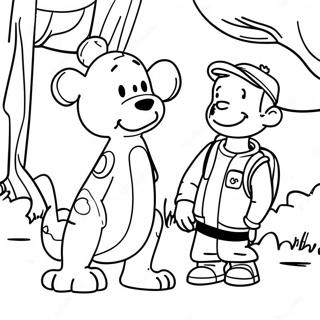 Calvin And Hobbes Adventurous Coloring Page 22534-18260