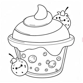 Cute Dessert Coloring Page 22573-18292