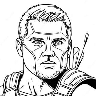 Hawkeye Coloring Page 22593-18318