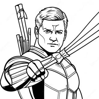 Hawkeye Coloring Page 22593-18319