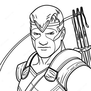 Hawkeye Coloring Page 22593-18320