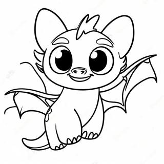 Night Fury Coloring Pages