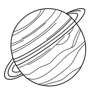 Saturn Planet Coloring Page 22663-18355