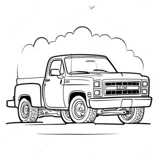 Gmc Truck Coloring Pages