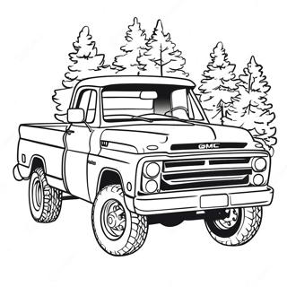 Gmc Truck Coloring Pages