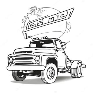 Classic Gmc Truck Coloring Page 22674-18362