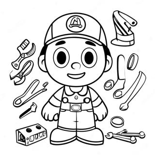 Handy Manny Coloring Pages