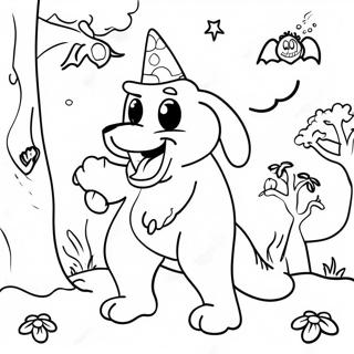 M3gan In A Spooky Setting Coloring Page 22704-18388