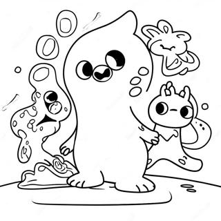 Goo Jit Zu Heroes In Action Coloring Page 2272-1929