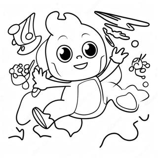 Goo Jit Zu Heroes In Action Coloring Page 2272-1932