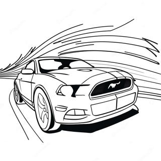 Ford Mustang Coloring Pages