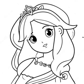 Anime Princess Coloring Pages