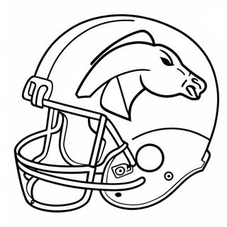 Denver Broncos Logo Coloring Page 22773-18442