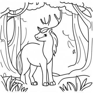 Magical Narnia Forest Coloring Page 22784-18455